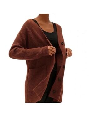Everlane The Oversized Alpaca Pockets Cardigan size M